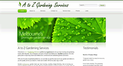 Desktop Screenshot of gardeningservicesmelbourne.com.au