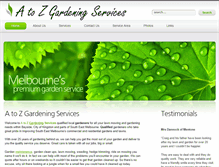 Tablet Screenshot of gardeningservicesmelbourne.com.au